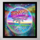 Recherche de arbre avec racines posters Coloré