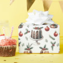 Search for christmas cake wrapping paper Winter