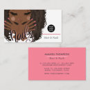 Search for african beauty salon business cards Black