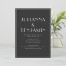Search for black tie affair wedding invitations Black and white