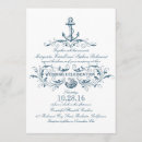 Search for seashell wedding invitations Blue