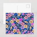 Search for floral pattern postcards Colourful