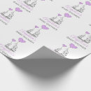 Recherche de éléphant pourpre papier cadeau Baby shower