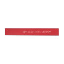Search for deep red return address labels Simple