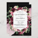 Recherche de blush quinceanera invitations Aquarelle florale