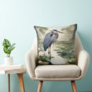 Search for blue heron pillows Nature