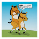 Recherche de cheval drôle posters Humoristique