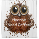 Search for owl shower curtains Black