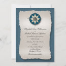 Search for compass wedding invitations Vintage