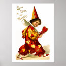 Search for vintage harlequin posters Clown