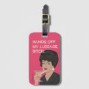 Search for sarcastic luggage tags Vintage
