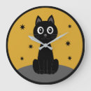 Search for good luck clocks Black cat