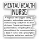 Recherche de psychiatrie autocollants Infirmière en santé mentale