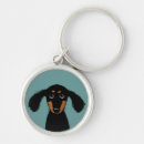 Search for long haired keychains Dachshund