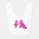 Search for dog baby bibs pink