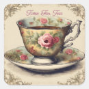 Search for vintage teacup stickers Time for tea