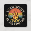 Recherche de feu de camp cartes visite Nature