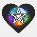 Search for wiccan stickers Pentagram