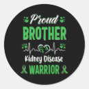 Search for kidney disease ribbon stickers Warrior