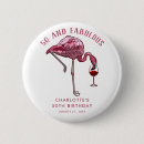 Search for novelty buttons Flamingo