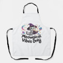 Search for black witch aprons Crazy cat lady