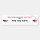 Search for 3rd bumper stickers Party