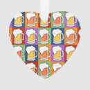 Search for pop art ornaments Colourful