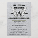 Search for angel memorial invitations Service