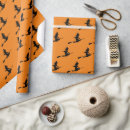 Search for witch wrapping paper Witch on broom
