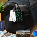 Search for shamrock luggage tags Green