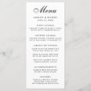 Search for black tie menus Minimalist