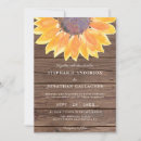 Search for rustic sunflower wedding invitations Barn wood
