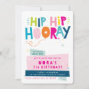 Search for hip hip hooray invitations Rainbow