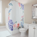 Recherche de boho chic rideaux douche Aquarelle