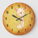Recherche de chat heureux horloges Animal
