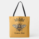 Search for queen bee tote bags Honeycomb