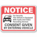 Search for vehicle warning stickers Truck