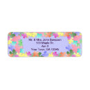 Search for peace and love return address labels Girly
