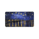 Search for van gogh return address labels Vintage