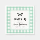Search for green and white checkered napkins For kids