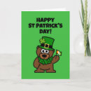 Search for cartoon st patricks day cards Green