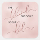 Search for she believed stickers Quote