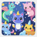 Search for fantasy creature stickers Unicorns