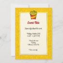 Search for french fries invitations Fast food
