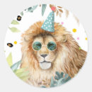 Search for lion stickers Safari birthday