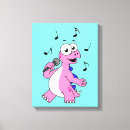 Search for cute dinosaur canvas prints Humour