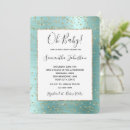 Recherche de glam baby shower invitations Vert