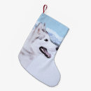 Search for siberian husky christmas stockings Dog