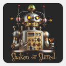 Search for bartender square stickers Martini