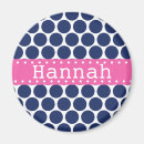 Search for polka dots pattern magnets Girly